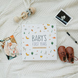 Baby Journal Memory Book for Boys or Girls - Baby Scrapbook Album for First 5 Years - Gender Neutral Baby Milestone Book - Keepsake for Baby Photos, Hardcover, Forest Dreams